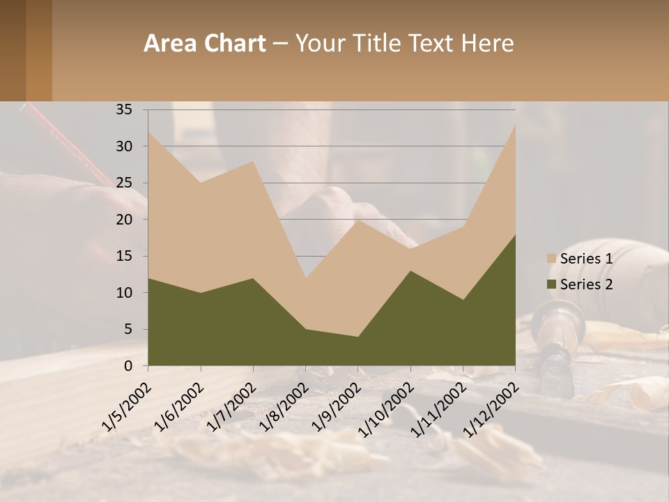 Woman Standing Water PowerPoint Template