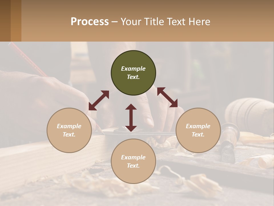 Woman Standing Water PowerPoint Template