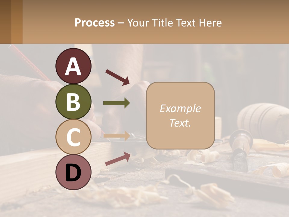 Woman Standing Water PowerPoint Template