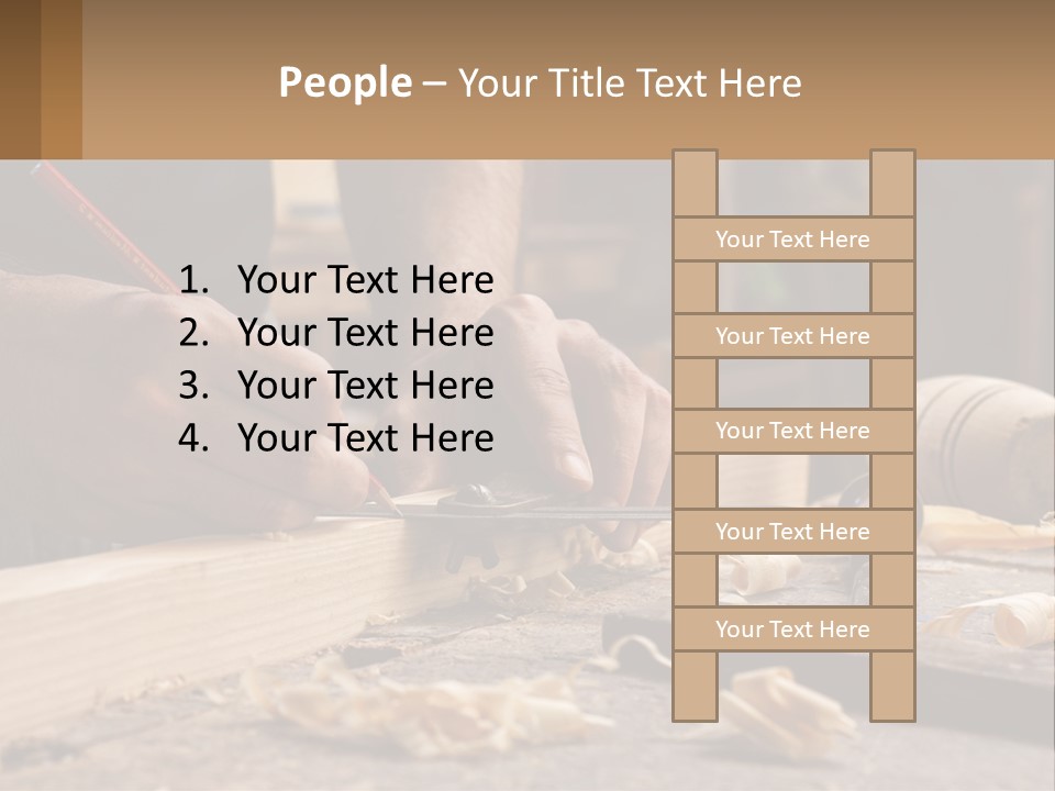 Woman Standing Water PowerPoint Template