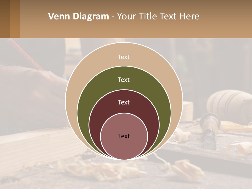 Woman Standing Water PowerPoint Template