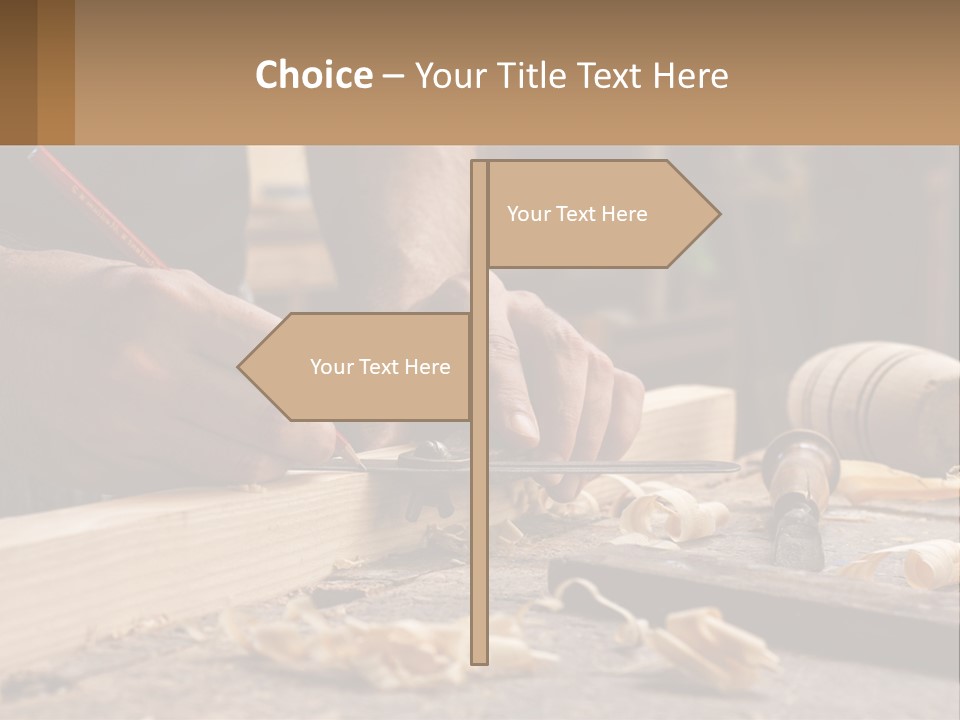 Woman Standing Water PowerPoint Template