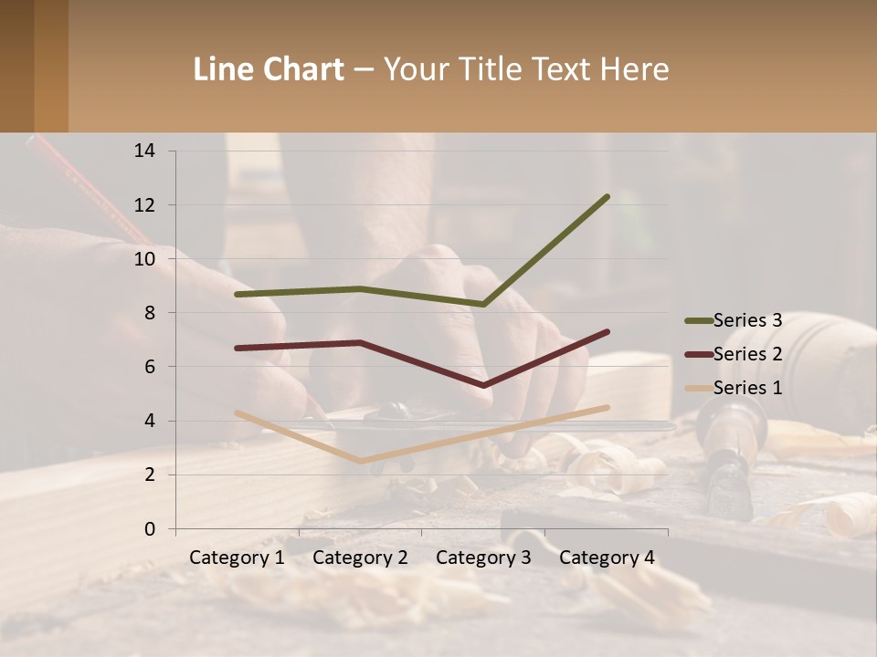 Woman Standing Water PowerPoint Template