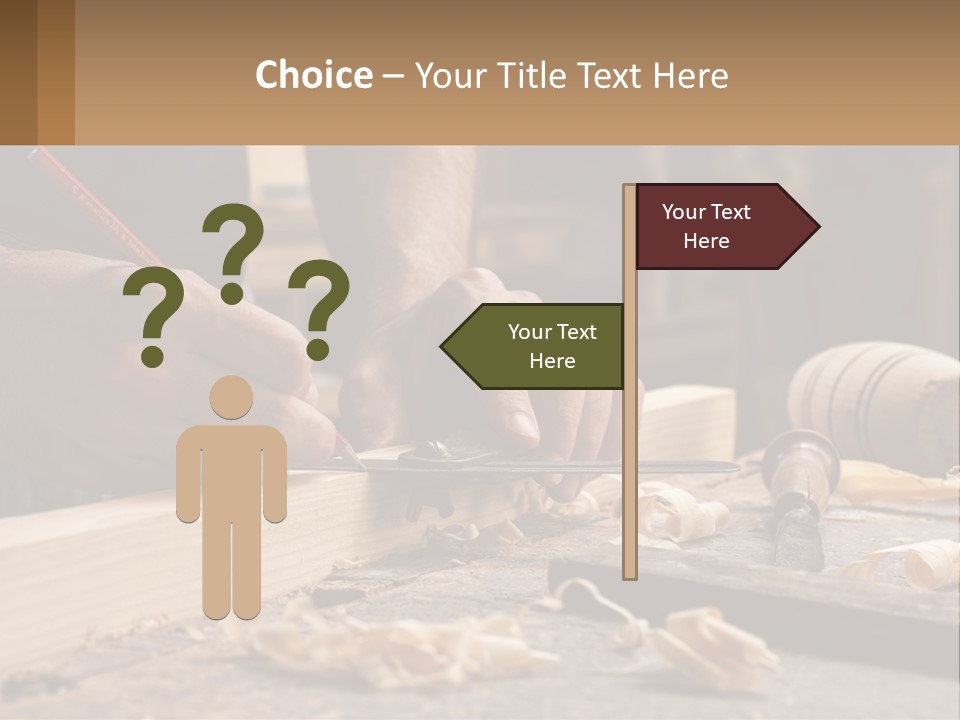 Woman Standing Water PowerPoint Template