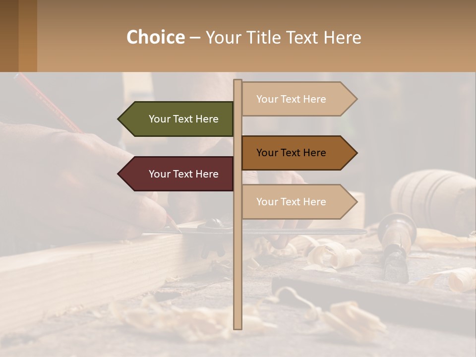 Woman Standing Water PowerPoint Template