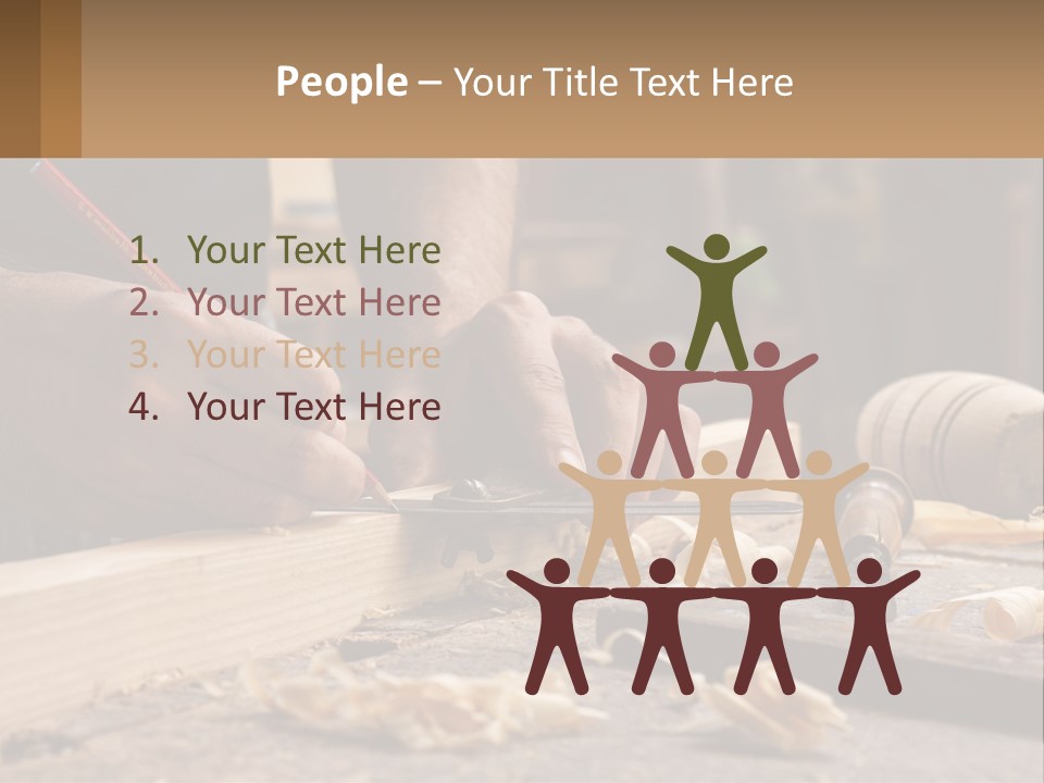 Woman Standing Water PowerPoint Template