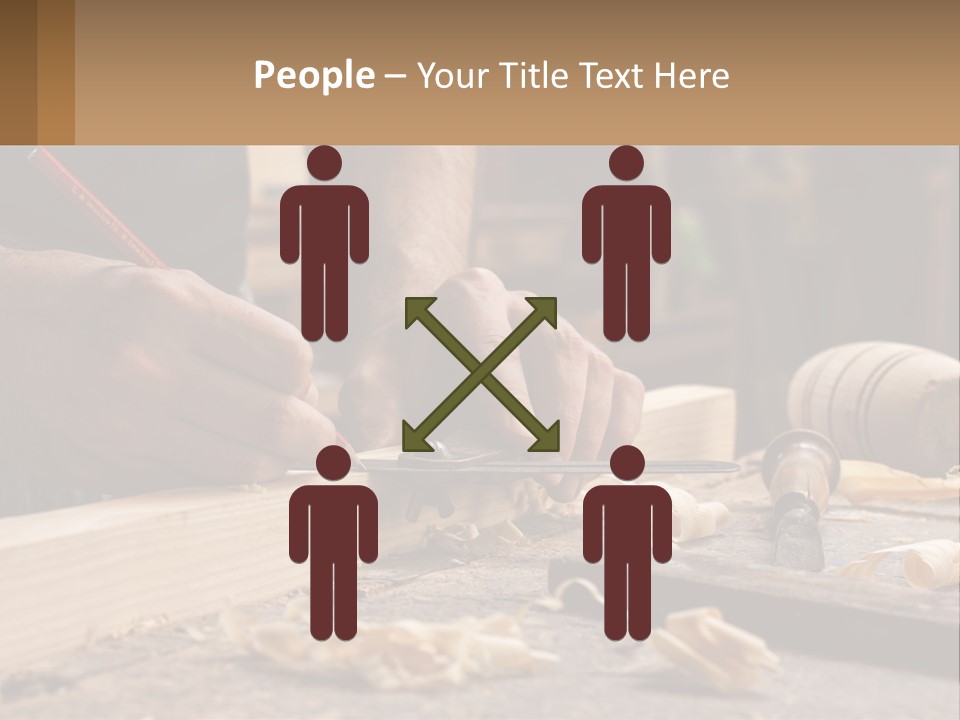 Woman Standing Water PowerPoint Template