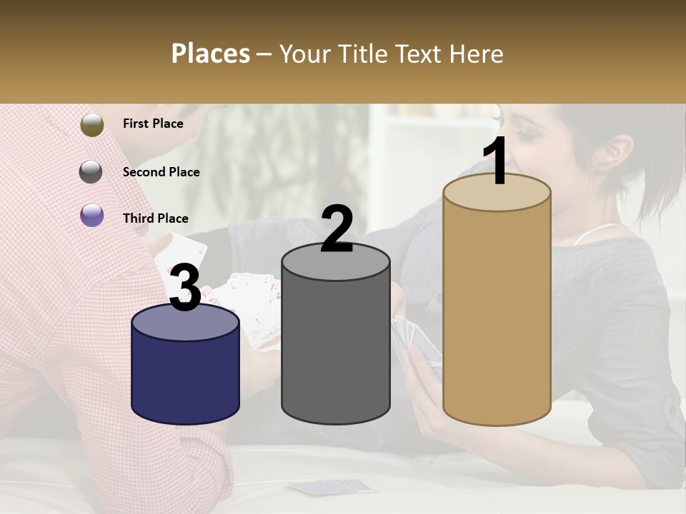 Retirement Coast Woman PowerPoint Template