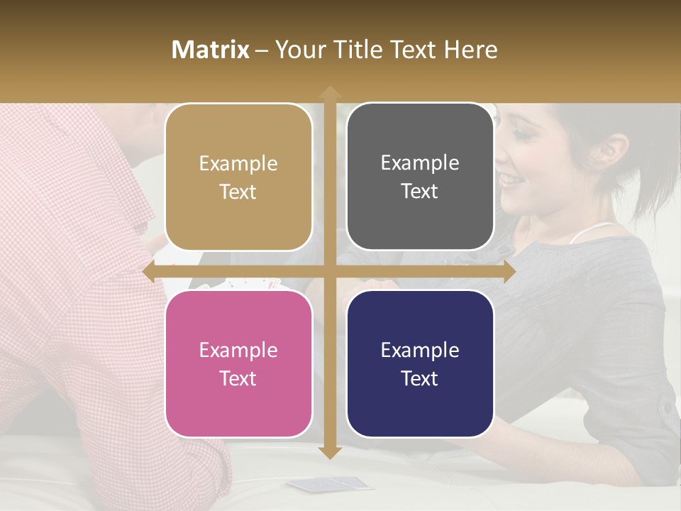 Retirement Coast Woman PowerPoint Template