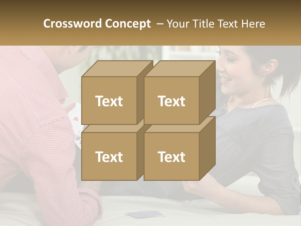 Retirement Coast Woman PowerPoint Template