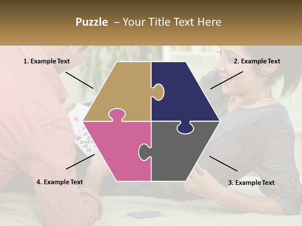 Retirement Coast Woman PowerPoint Template