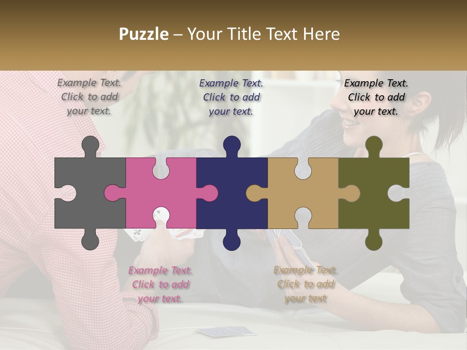 Retirement Coast Woman PowerPoint Template