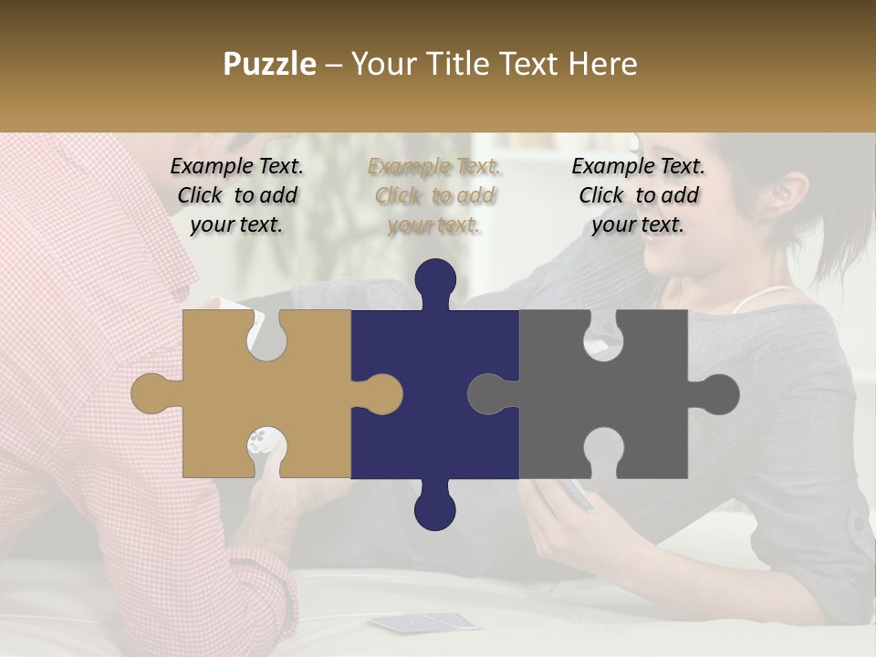 Retirement Coast Woman PowerPoint Template