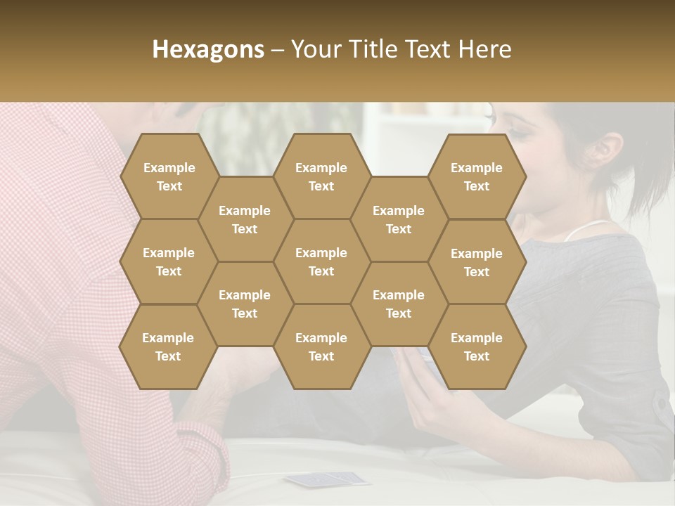 Retirement Coast Woman PowerPoint Template