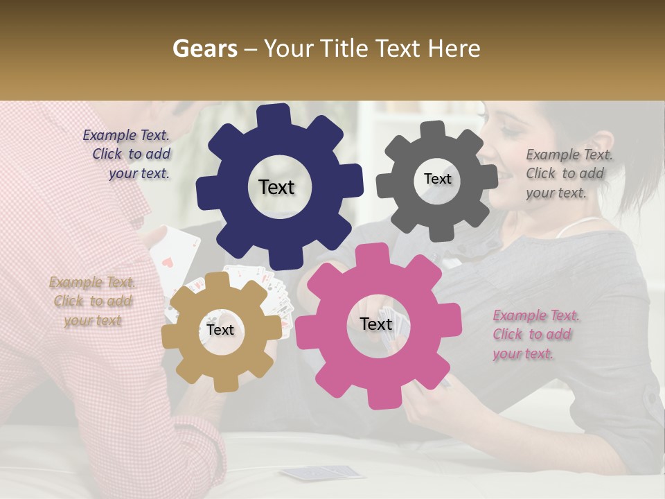 Retirement Coast Woman PowerPoint Template