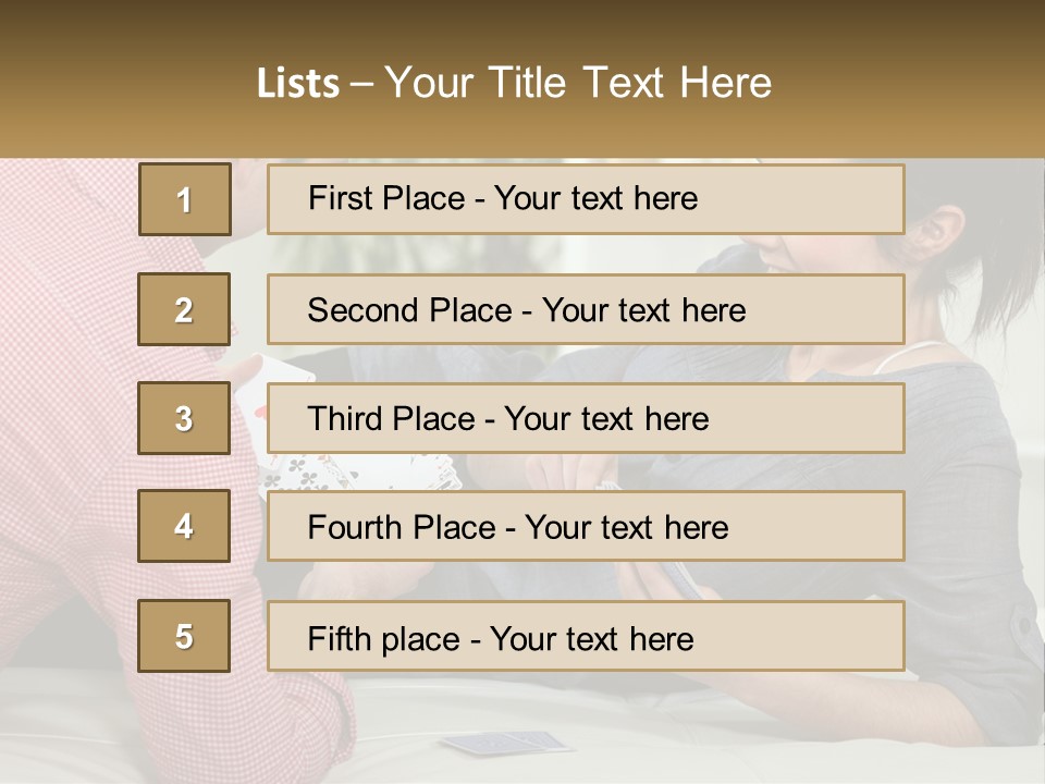 Retirement Coast Woman PowerPoint Template