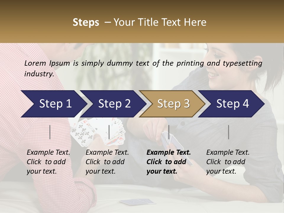 Retirement Coast Woman PowerPoint Template