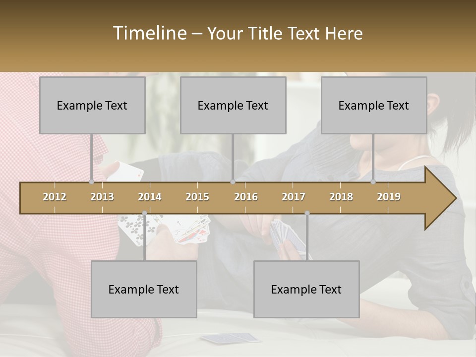 Retirement Coast Woman PowerPoint Template