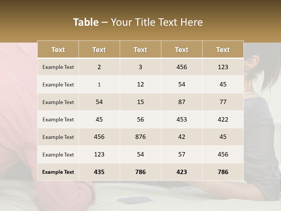 Retirement Coast Woman PowerPoint Template