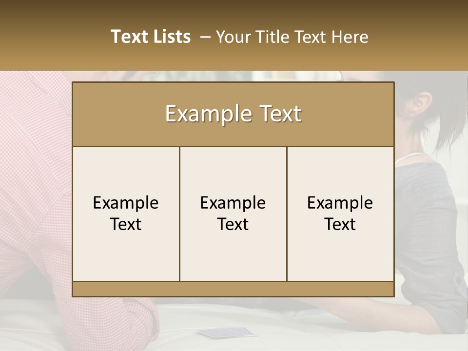 Retirement Coast Woman PowerPoint Template