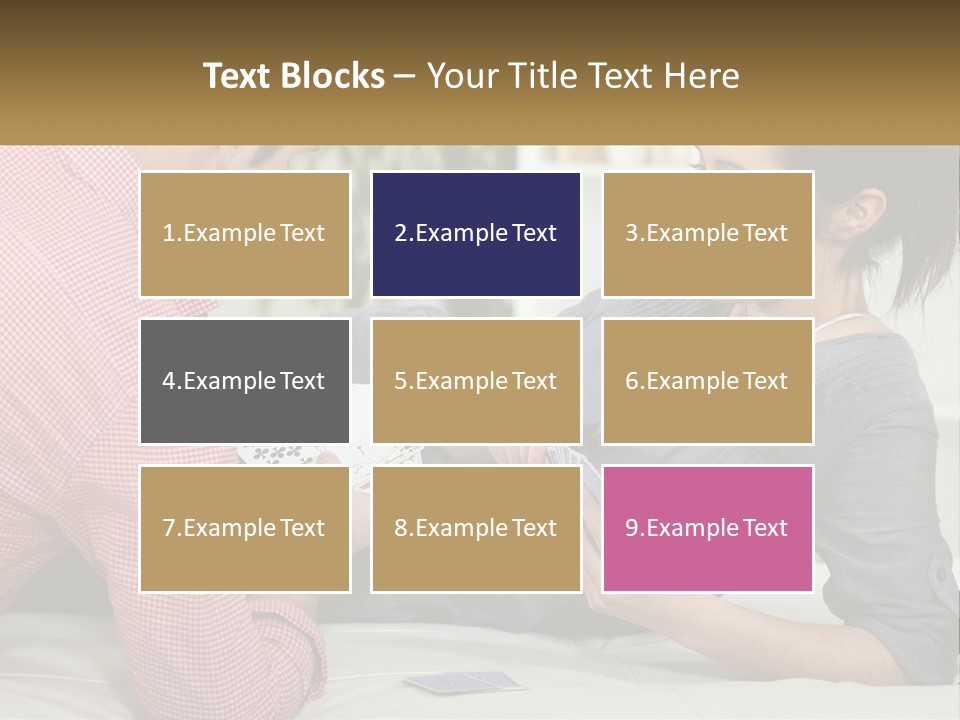 Retirement Coast Woman PowerPoint Template