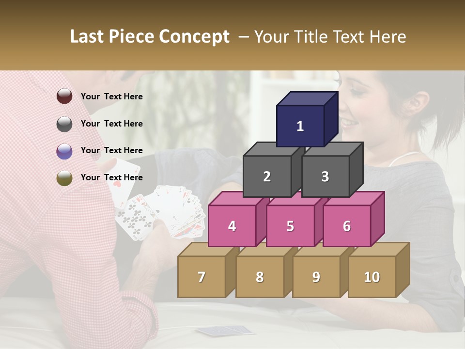 Retirement Coast Woman PowerPoint Template