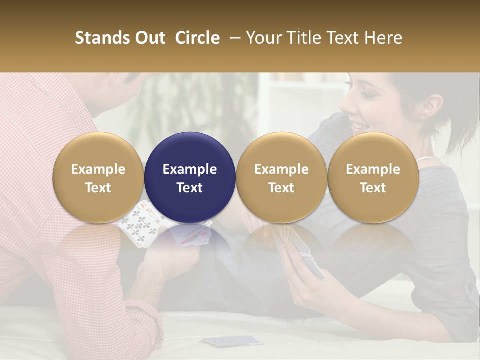 Retirement Coast Woman PowerPoint Template