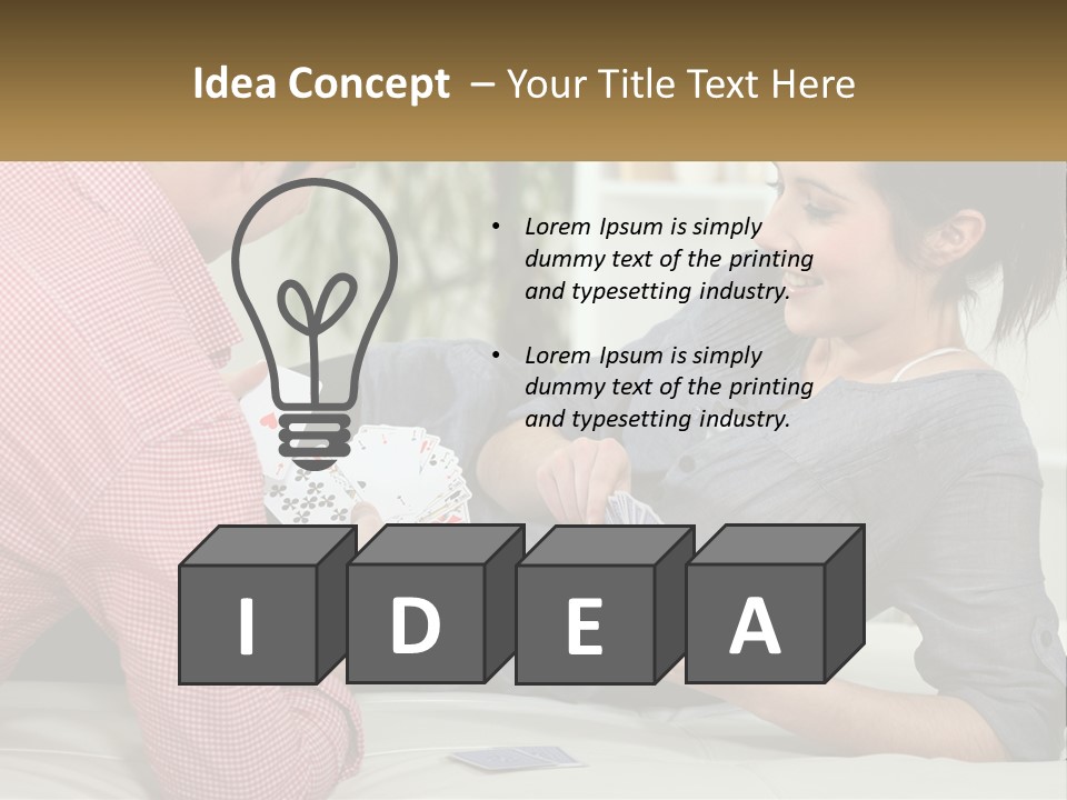 Retirement Coast Woman PowerPoint Template