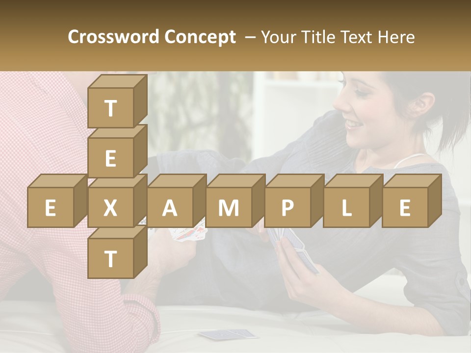 Retirement Coast Woman PowerPoint Template