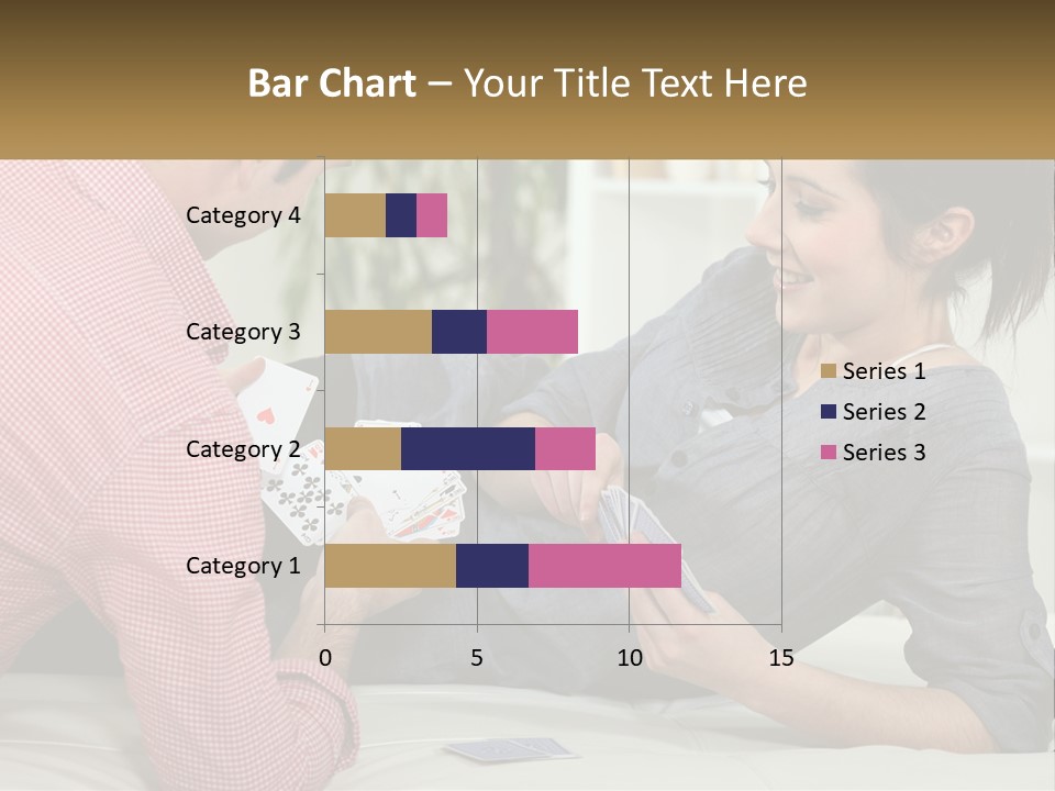 Retirement Coast Woman PowerPoint Template