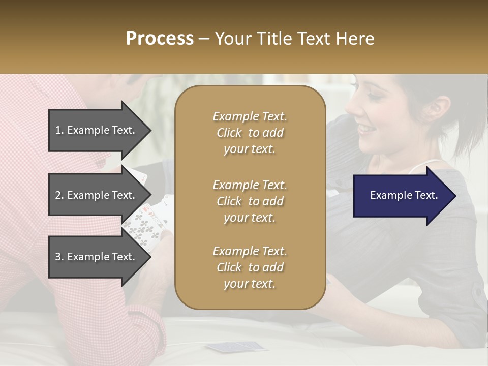 Retirement Coast Woman PowerPoint Template