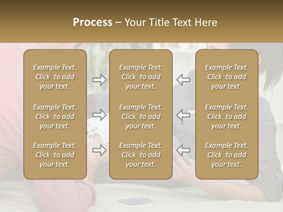 Retirement Coast Woman PowerPoint Template