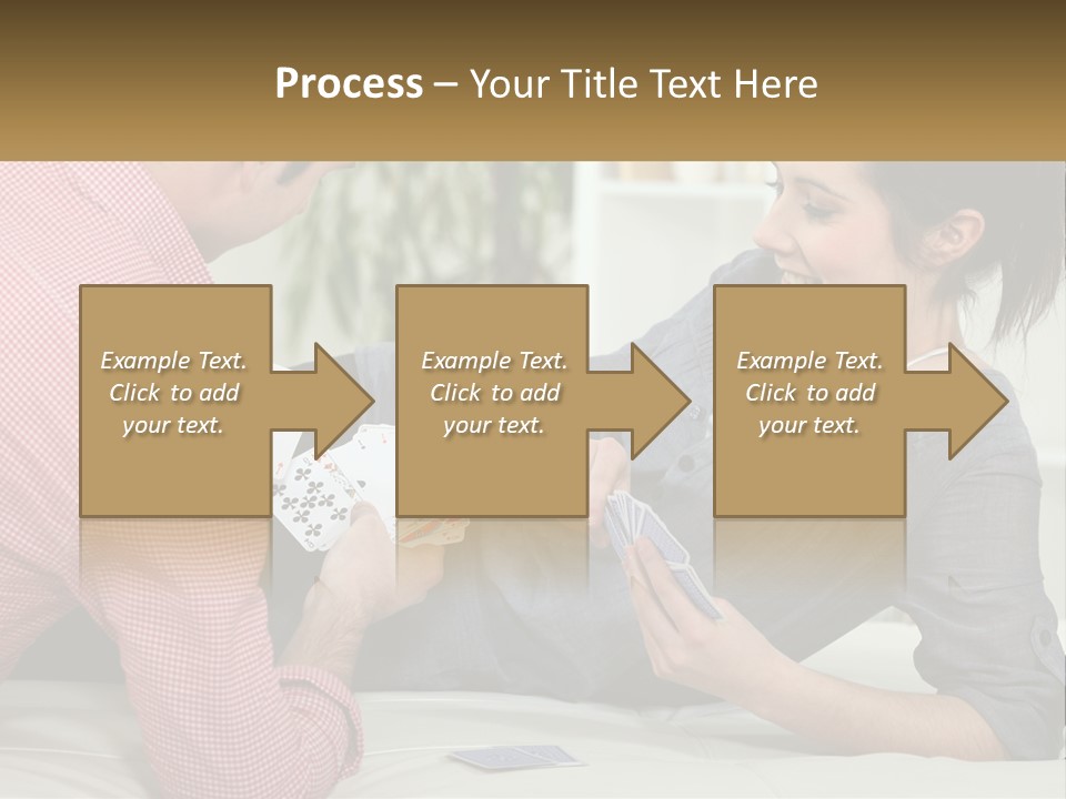 Retirement Coast Woman PowerPoint Template