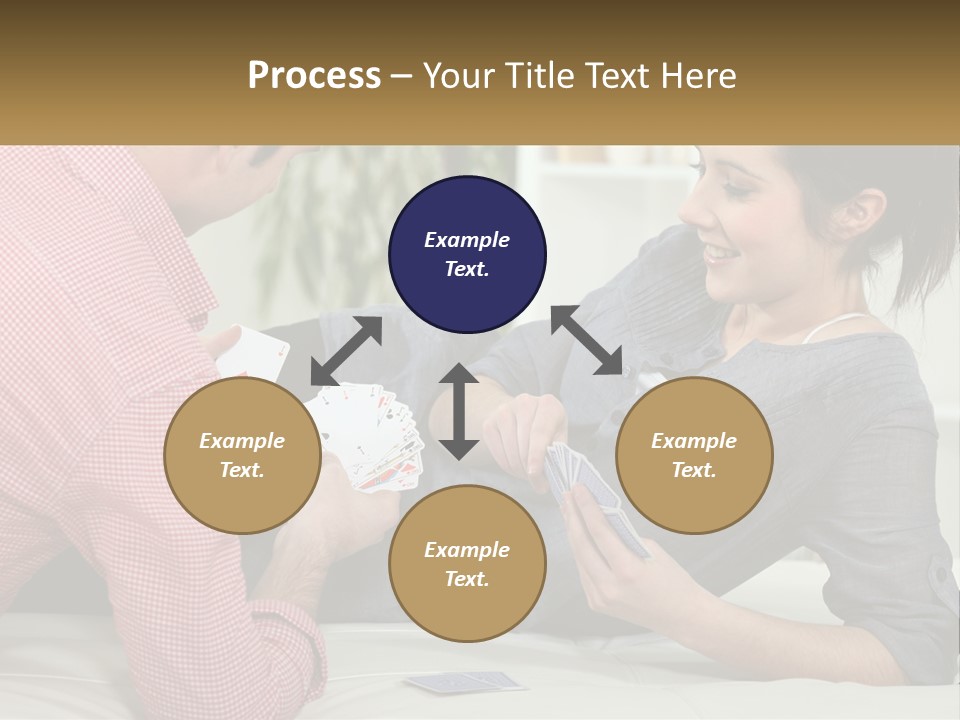 Retirement Coast Woman PowerPoint Template