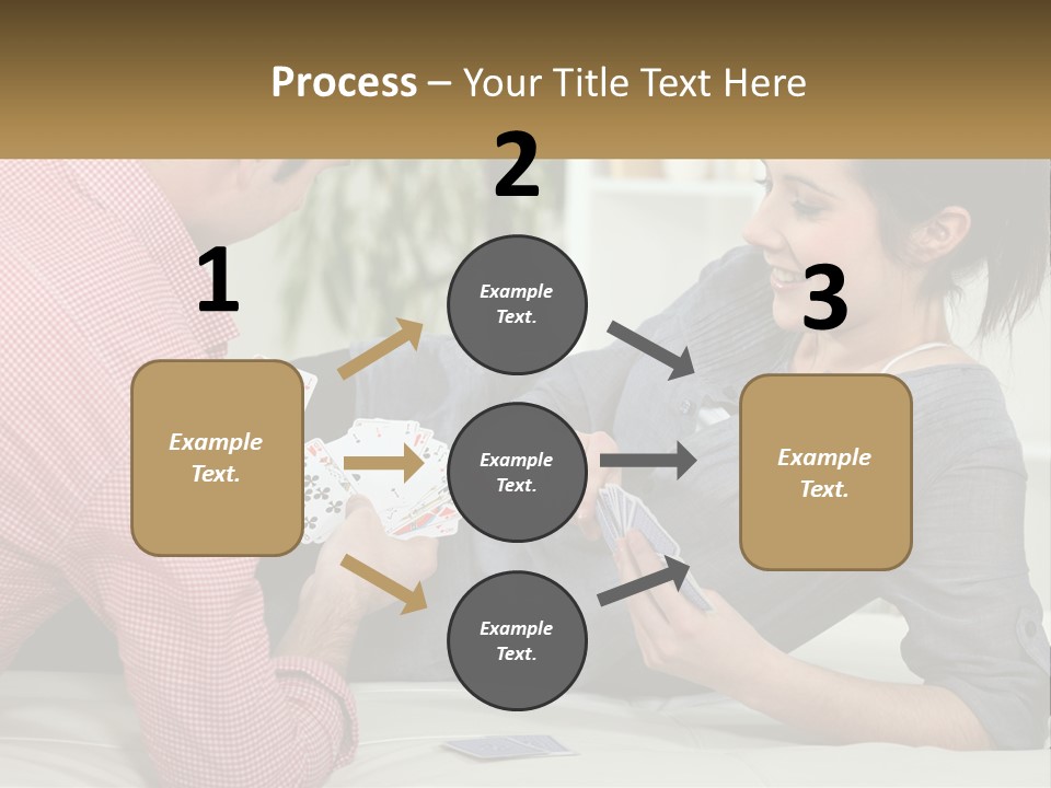 Retirement Coast Woman PowerPoint Template