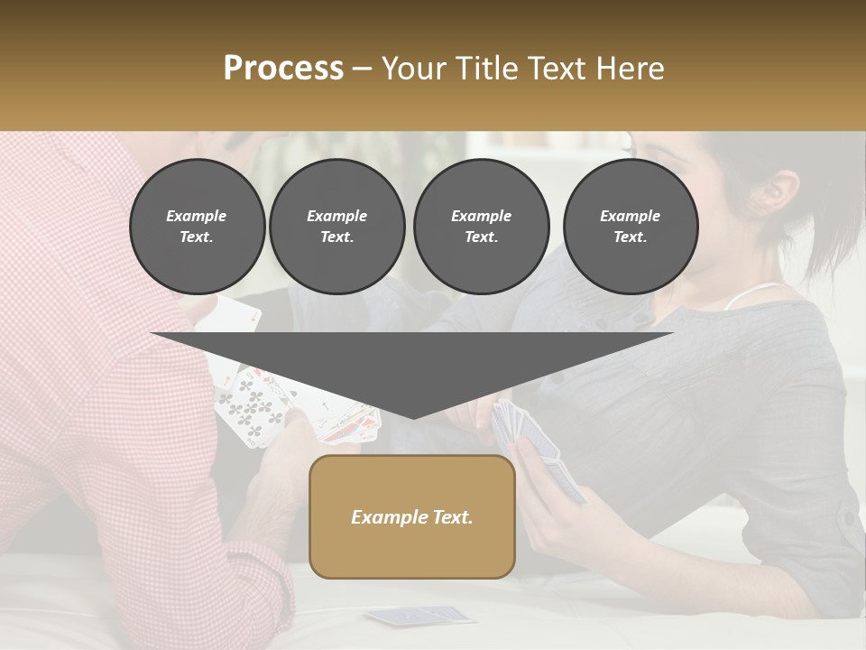 Retirement Coast Woman PowerPoint Template