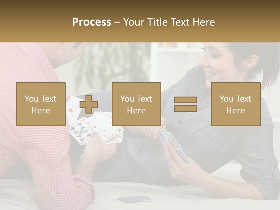 Retirement Coast Woman PowerPoint Template