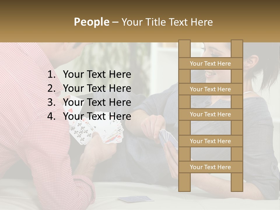 Retirement Coast Woman PowerPoint Template