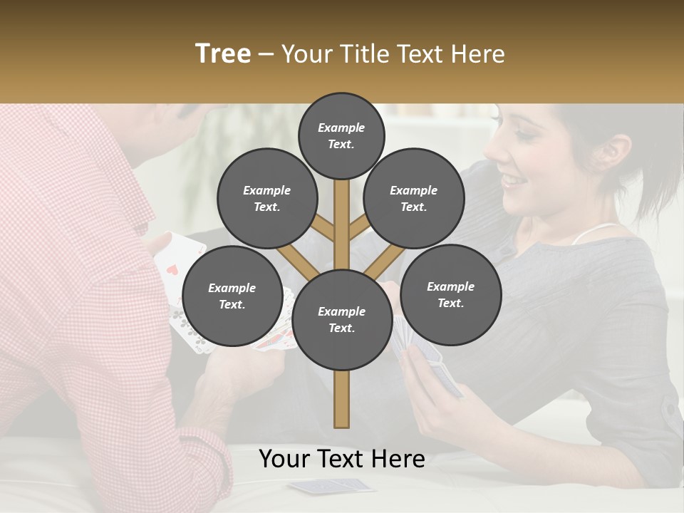 Retirement Coast Woman PowerPoint Template