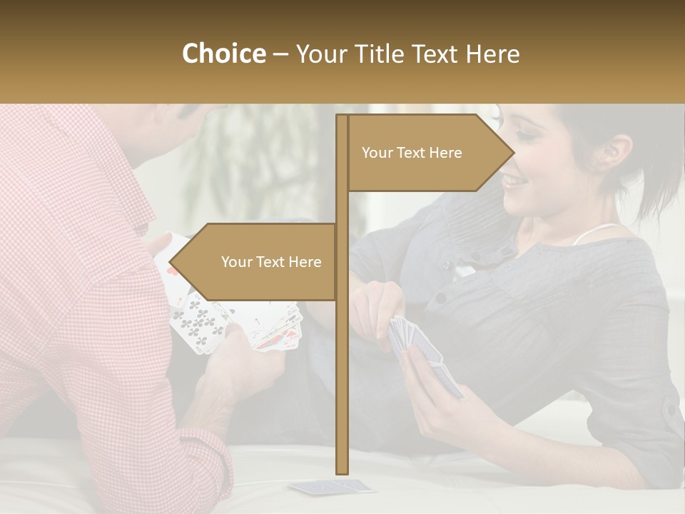 Retirement Coast Woman PowerPoint Template