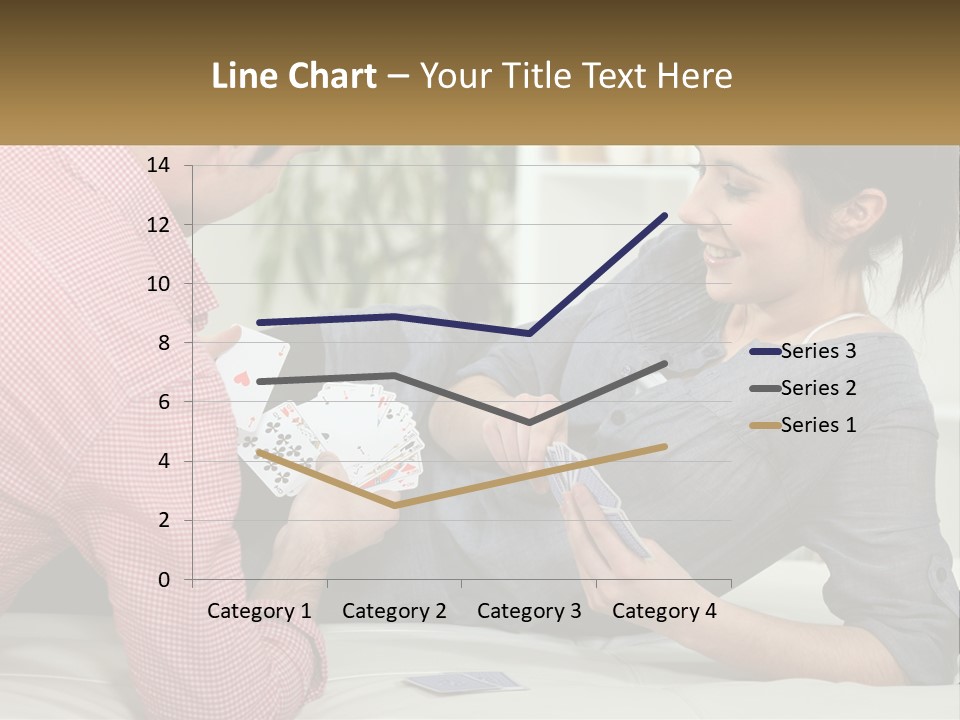 Retirement Coast Woman PowerPoint Template