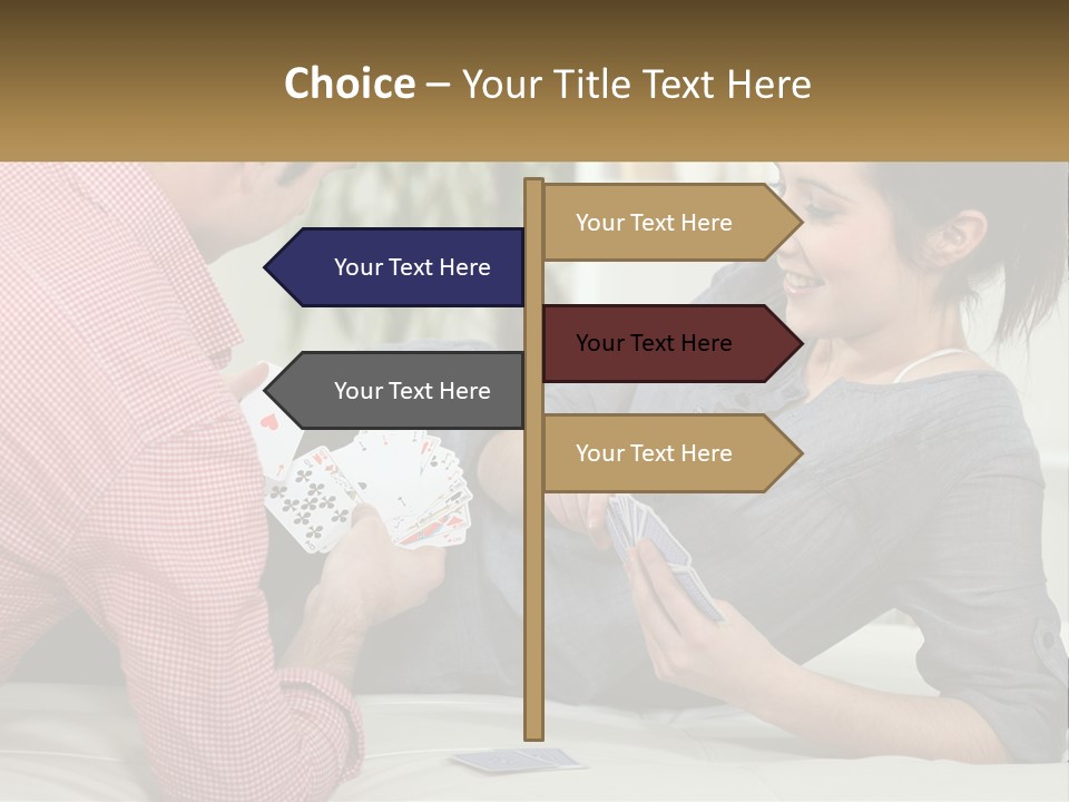 Retirement Coast Woman PowerPoint Template