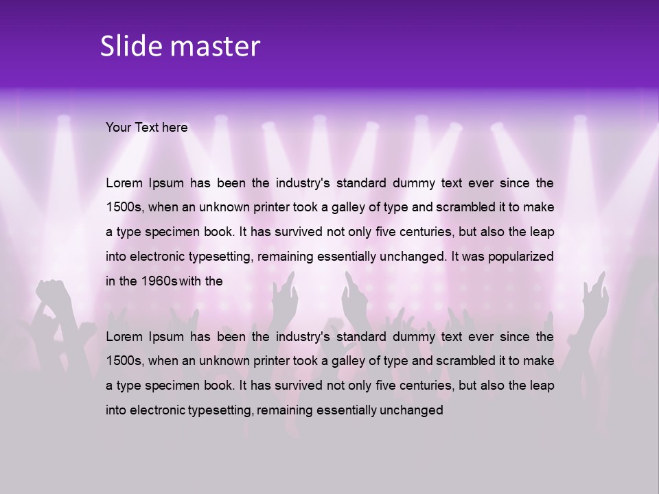 Ocean Sunrise Daughter PowerPoint Template