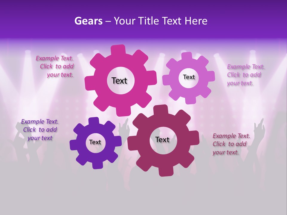 Ocean Sunrise Daughter PowerPoint Template