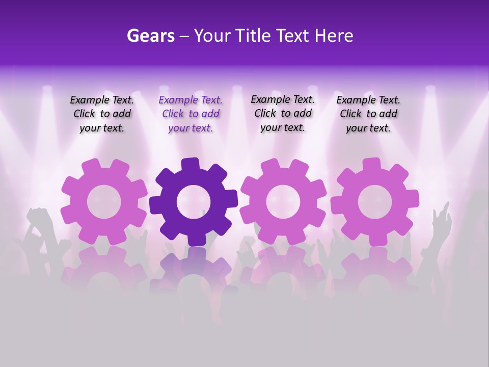 Ocean Sunrise Daughter PowerPoint Template