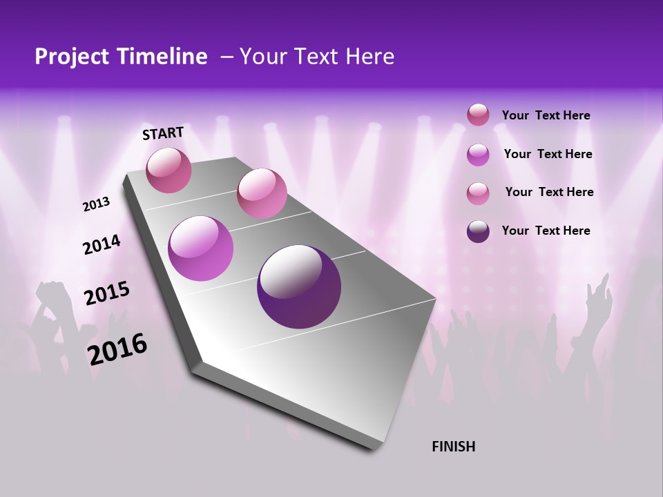 Ocean Sunrise Daughter PowerPoint Template