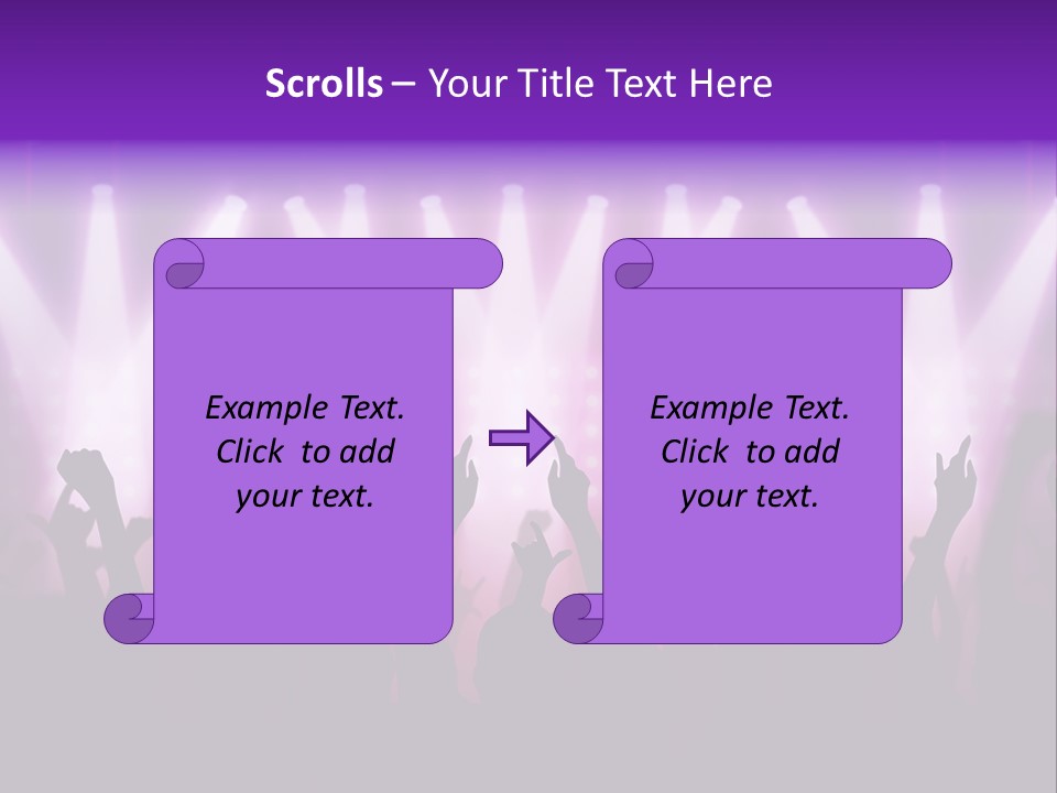 Ocean Sunrise Daughter PowerPoint Template