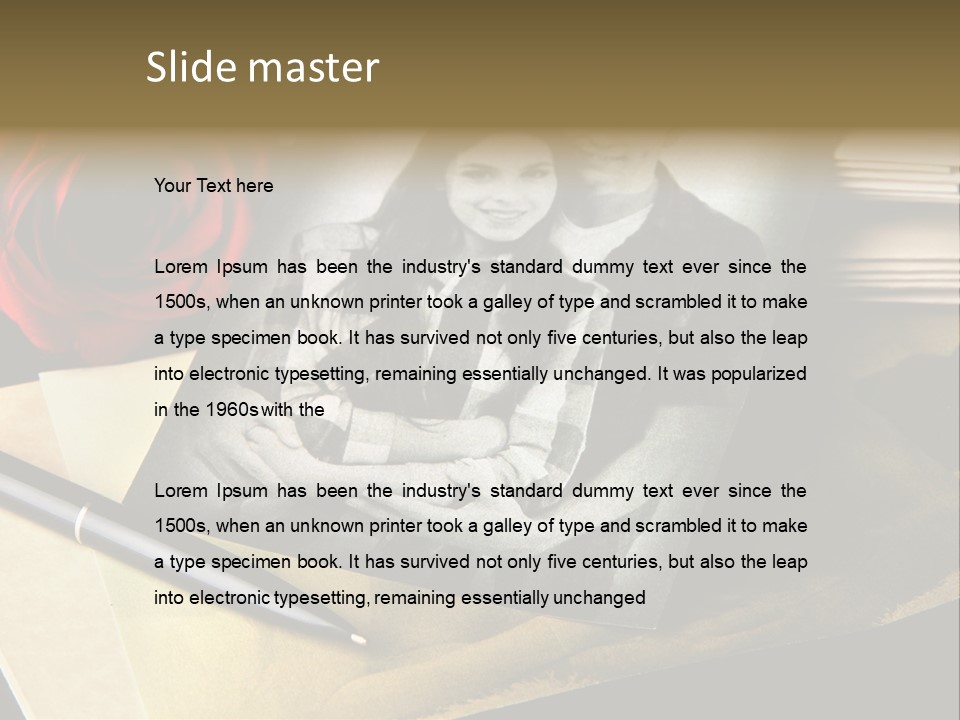 Senior Sunrise Single PowerPoint Template