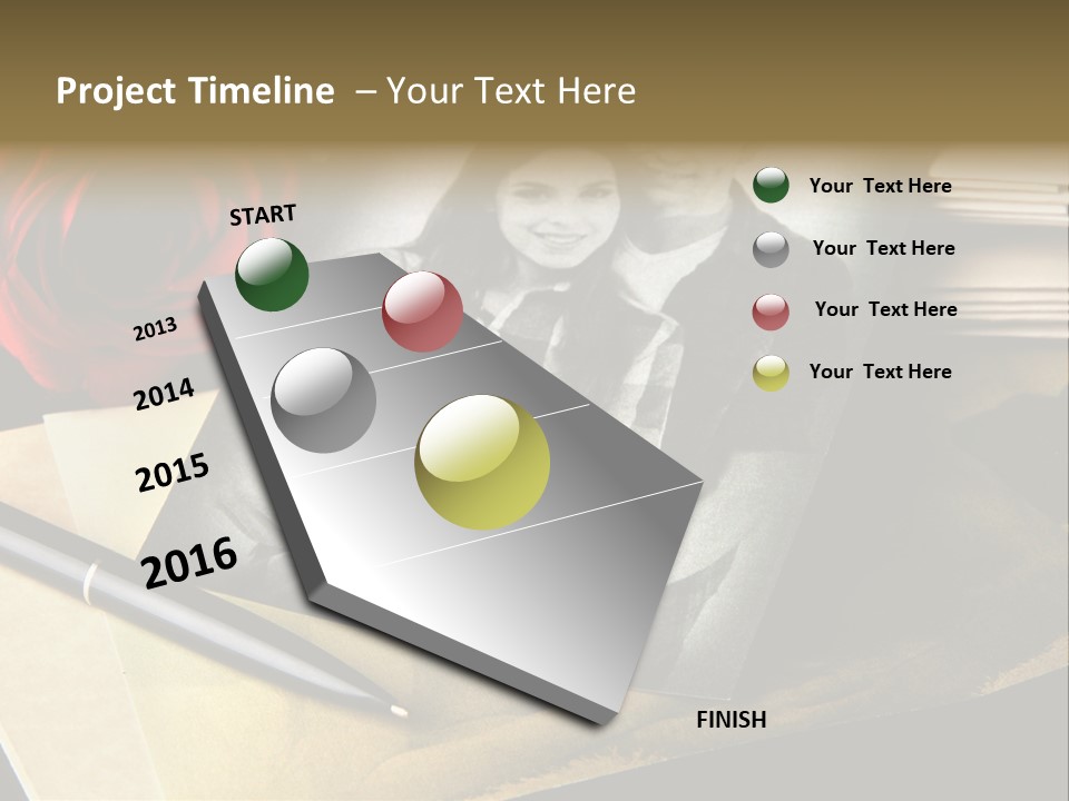 Senior Sunrise Single PowerPoint Template