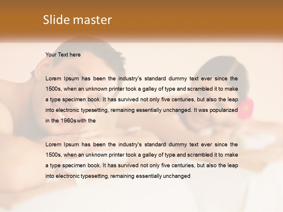 Sand Mother Lifestyle PowerPoint Template